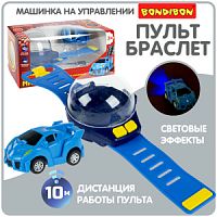 Машинка на инфракрасном управлении Bondibon, Box, гоночная, синяя