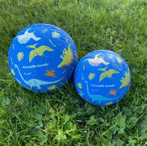 Мяч Crocodile Creek "Динозавры", голубой, 7" фото 2