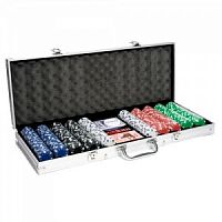 "Diсe 500",  Профессиональный набор для игры в покер.  500фишек по 11,5 грамм без номинала. 2 колоды карт.