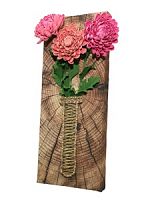 Набор для творчества ВОЛШЕБНАЯ МАСТЕРСКАЯ FS-04 3D картина "Хризантемы садовые"