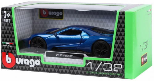 BBurago. Модель "Ford GT (2017)" 1:32 металл. подв. элем. арт.18-43043 фото 6