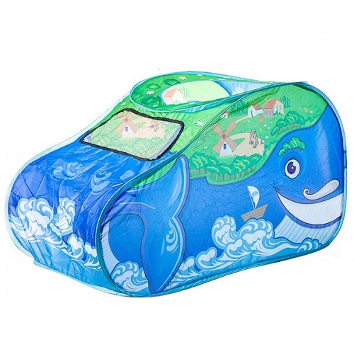 Игровой домик-палатка Чудо-юдо Рыба-кит, в сумке на молнии 30х4х30 см, арт. M7119. фото 2