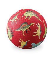 Мяч Crocodile Creek "Динозавры", красный, 5"
