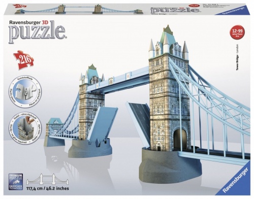 3D Пазл "Тауэрский мост в Лондоне", 216 эл. фото 2
