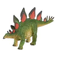 Стегозавр, зелено-красный