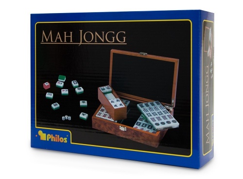 Настольная игра Ма-джонг в боксе (корневая древесина), арт. 3166 фото 2