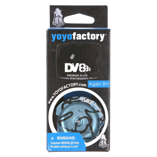 йо-йо YoYoFactory "DV888" Splash Голубой-Черный фото 2