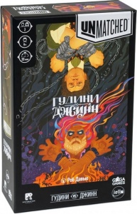 настольная игра unmatched. гудини против джинна Настольная игра Unmatched. Гудини против Джинна