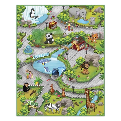 Интерактивная игра KNOPA 657027 коврик Зоопарк 3D фото 2
