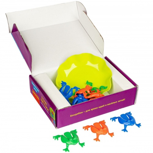 Развивающие настольные игры Bondibon «ПОЛЕТ ЛЯГУШКИ», BOX фото 4