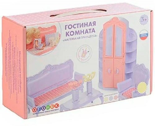 Огонек. Маленькая принцесса "Гостиная комната" (нежно-розовая) арт.С-1524 /6 фото 2