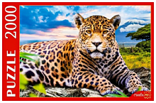 Рыжий кот. Пазлы 2000 эл. арт.3698 "Большой леопард"