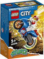 LEGO. Конструктор 60298 "City Rocket Stunt Bike" (Реактивный трюковый мотоцикл)