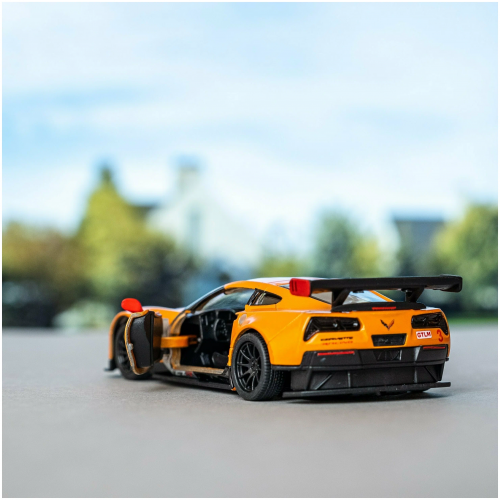 Kinsmart. Модель арт.КТ5397/4 "Corvette C7. R Race Car 2016" 1:36 (оранжевая) инерц. фото 4