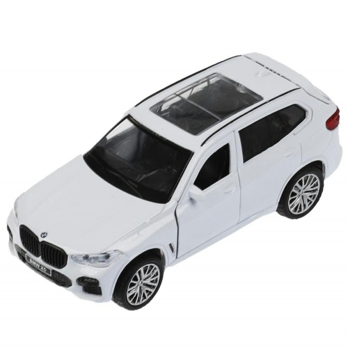 Технопарк. Модель "BMW X5 M-Sport" 12 см, металл двери, багаж, бел, кор. арт.X5-12-WH фото 2