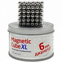 Magnetic Cube XL, сталь, 216 шариков, 6 мм