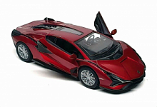 Kinsmart. Модель арт.КТ5431/1 "Lamborghini Sian FKP 37" 1:40 (красная) инерц.