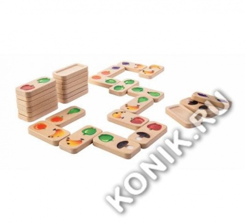 Настольная игра Plan Toys "Домино "Фрукты и овощи" фото 2