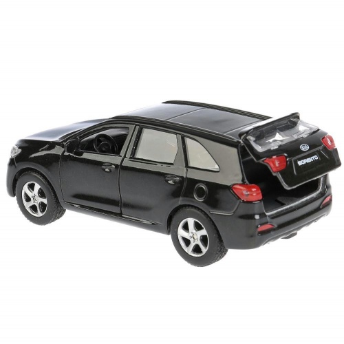 Технопарк. Модель "Kia Sorento Prime" металл 12 см, двери, инерц. черный, арт.SB-17-75-KS-N(BL)-WB фото 3
