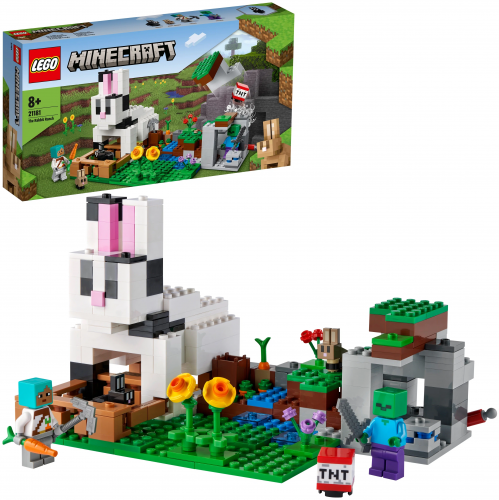 LEGO. Конструктор 21181 "Minecraft The Rabbit Ranch" (Кроличье ранчо) фото 3