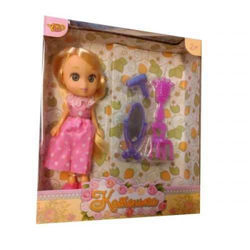 Кукла Катенька 16,5 см с набором "Красотка", ВОХ 15?5?19 см,  арт.M7068. фото 4