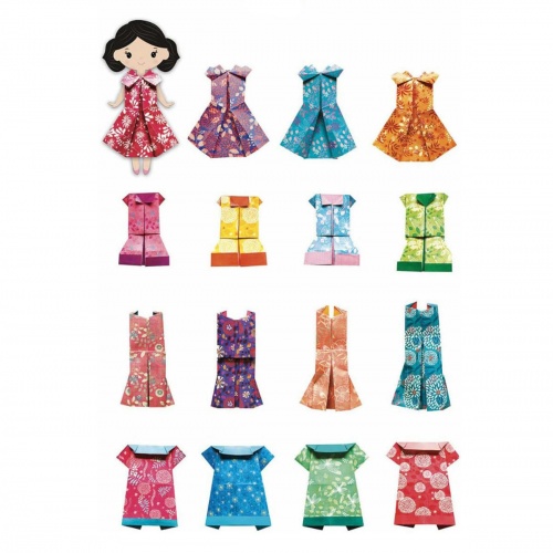 Набор для создания оригами POCKETS, "Платья для куклы" фото 3