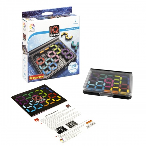 логическая игра bondibon iq-цифры, арт. sg 301 ru. фото 3 Логическая игра Bondibon IQ-Цифры, арт. SG 301 RU. фото 3
