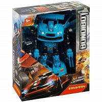 Трансформер 2в1 BONDIBOT робот и автомобиль, Bondibon BOX 22,5x27,5х10 см, цвет синий, арт.HF7177A