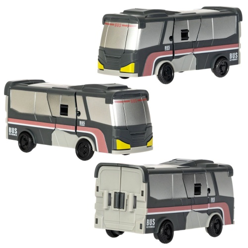 Трансформер 2в1 BONDIBOT Bondibon робот-автобус, цвет чёрный BOX 21,8х17,5х9,7см фото 7