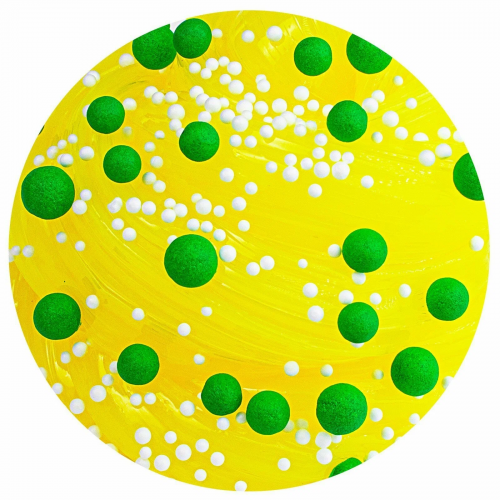 Игрушка ТМ "Slime" Crunch-slime Влад желтый, 110 г. А4 арт.SLM059 фото 3