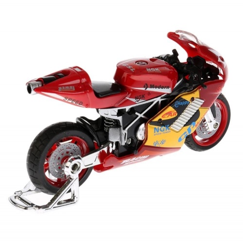 Технопарк. Мотоцикл "Суперспорт" металл. 11,5см,озвуч.,подвиж. элементы арт.532116-R фото 4