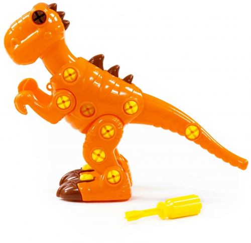 Полесье. Конструктор-динозавр "Тираннозавр" (40 элементов) (в коробке) арт.77158 /10 фото 3