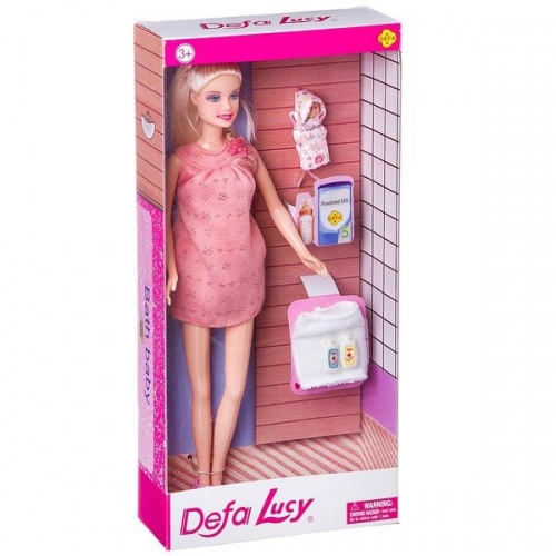 Кукла Defa Lucy Молодая мама, в ассорт. 3 вида, BOX 32х15х5,5 см, арт. 8357. фото 2