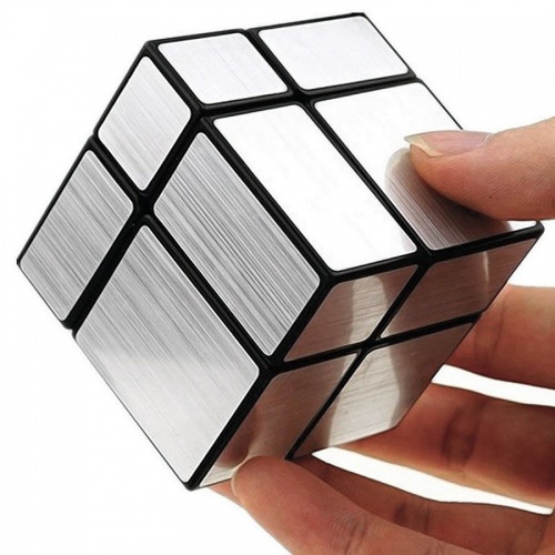 Зеркальный Кубик 2х2 Серебро фото 5