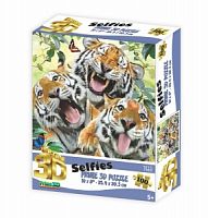 Стерео пазл PRIME 3D 31218 Тигры селфи 100 дет.