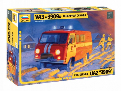 43001 УАЗ-3909 "Буханка". Пожарная служба. фото 2