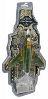 Игр. пласт. на бат. военный самолёт, PVC 22x11x42 см, 2 вида, арт. KY80306-2.