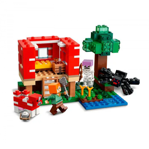 LEGO. Конструктор 21179 "Minecraft Mushroom" (Грибной дом) фото 4