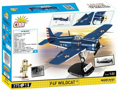 Cobi.Конструктор арт.5731 "Самолет F4F Wildcat Northrop Grumman" 375 дет. /6 фото 6