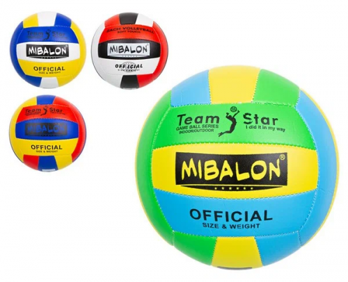 Мяч волейбольный 4 цвета в ассорт. двухслойный в/п d-21 см арт.IT108308 фото 5