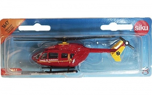 Вертолет Siku, красно-желтый фото 5