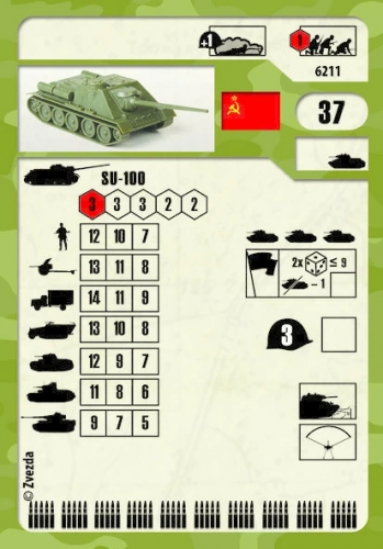 6211 Советский истребитель танков "СУ-100" фото 7
