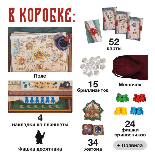 Настольная игра Красный собор. Приказчики фото 3