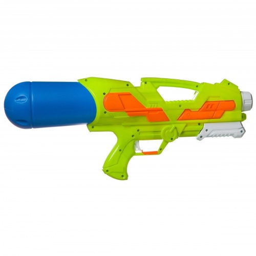 Водный пистолет с помпой Bondibon "Наше Лето", РАС 25х57х9 см, светло-зелён., арт. 6618. фото 3