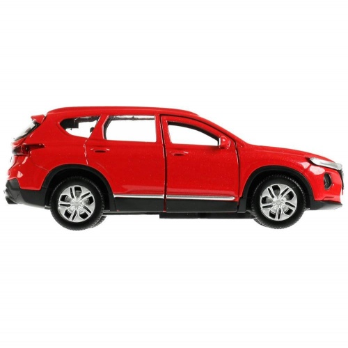Технопарк. Модель "Hyundai Santafe" металл 12 см, двери, багаж, инер, красный, арт.SANTAFE2-12-RD фото 3
