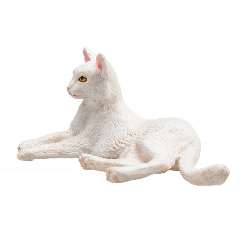 Кошка, белая (лежащая) фото 5