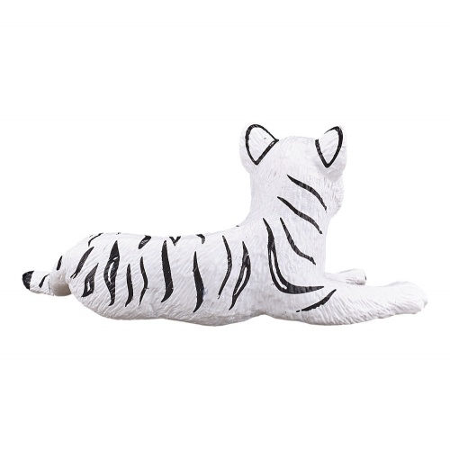 Белый тигренок (лежащий) фото 4