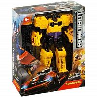 Трансформер 2в1 BONDIBOT робот и автомобиль, Bondibon BOX 22,5x27,5х10 см, цвет жёлтый, арт.HF616