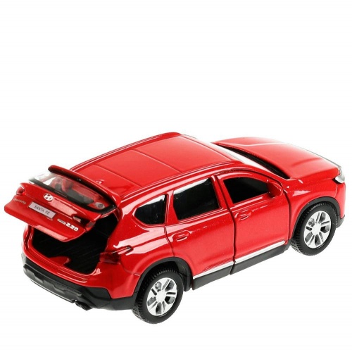 Технопарк. Модель "Hyundai Santafe" металл 12 см, двери, багаж, инер, красный, арт.SANTAFE2-12-RD фото 5