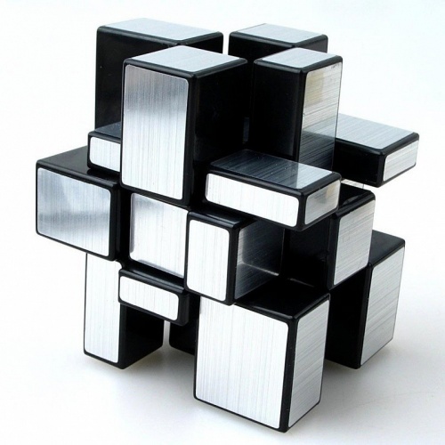 Зеркальный Кубик 3х3 Серебро фото 2